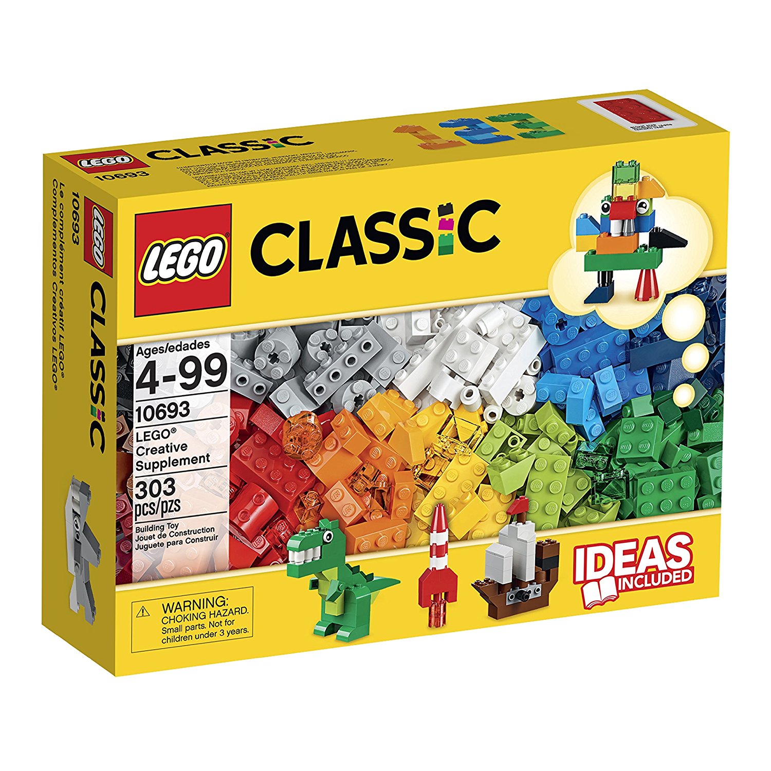 LEGO Classic 10693 Building Blocks Supplementary Set, Top Toys