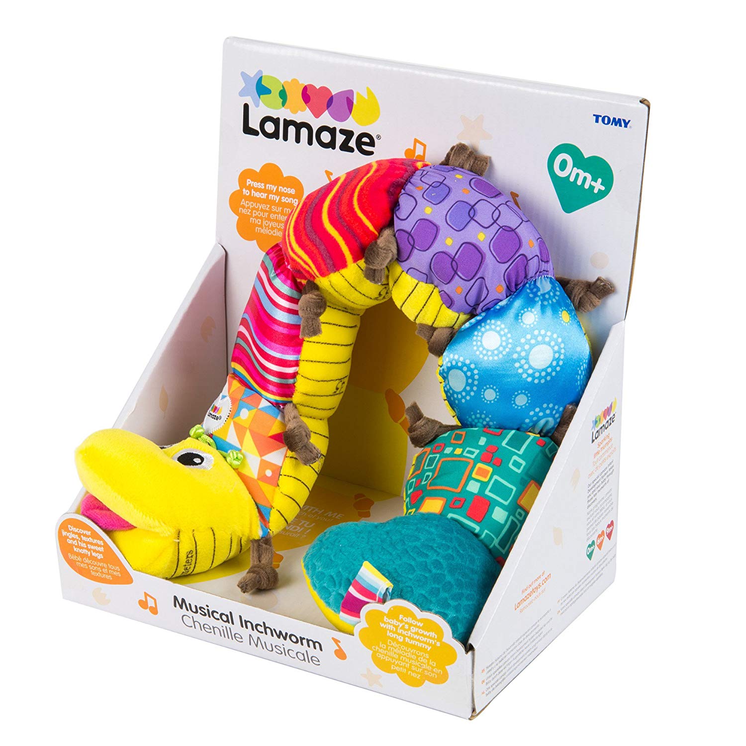 lamaze musical inchworm battery