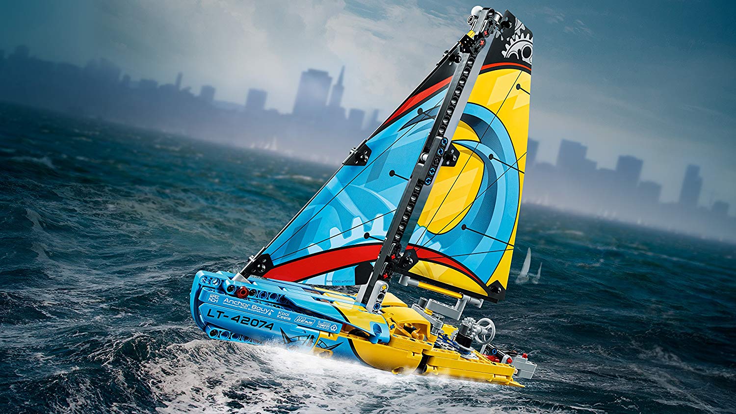 yacht lego technic