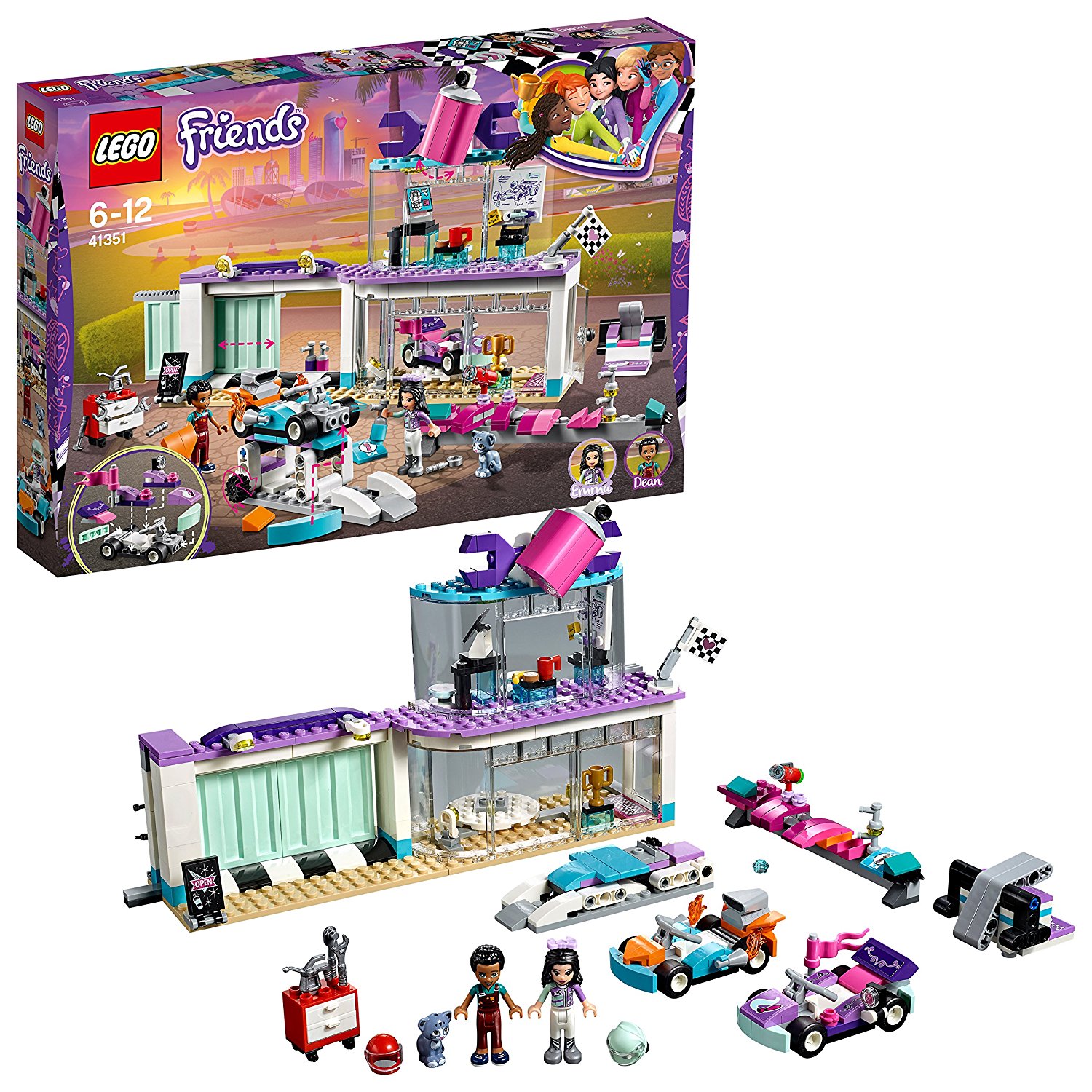 Go kart lego friends hotsell