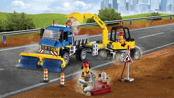 Lego city sweeper and excavator outlet