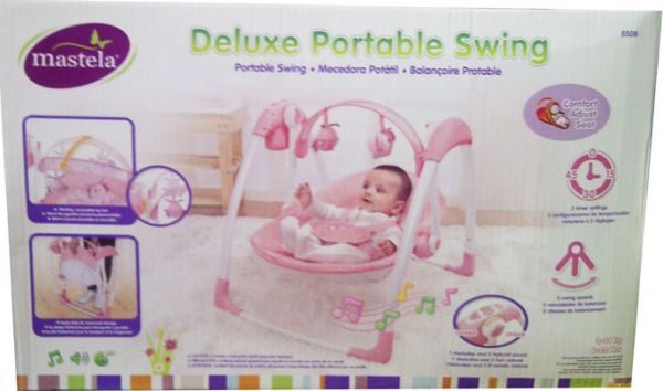 mastela deluxe portable swing price