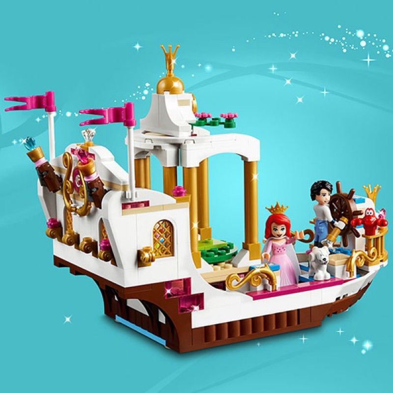 Lego disney princess disney princess ariel's royal celebration boat 41153 outlet