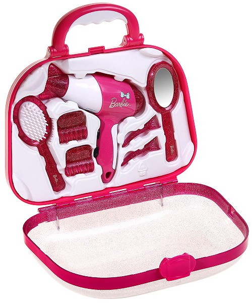 barbie hairdressing case