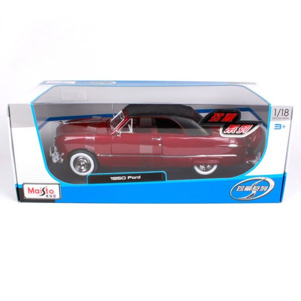 Maisto 1:18 Scale 1950 Ford Diecast Vehicle (Colors May Vary
