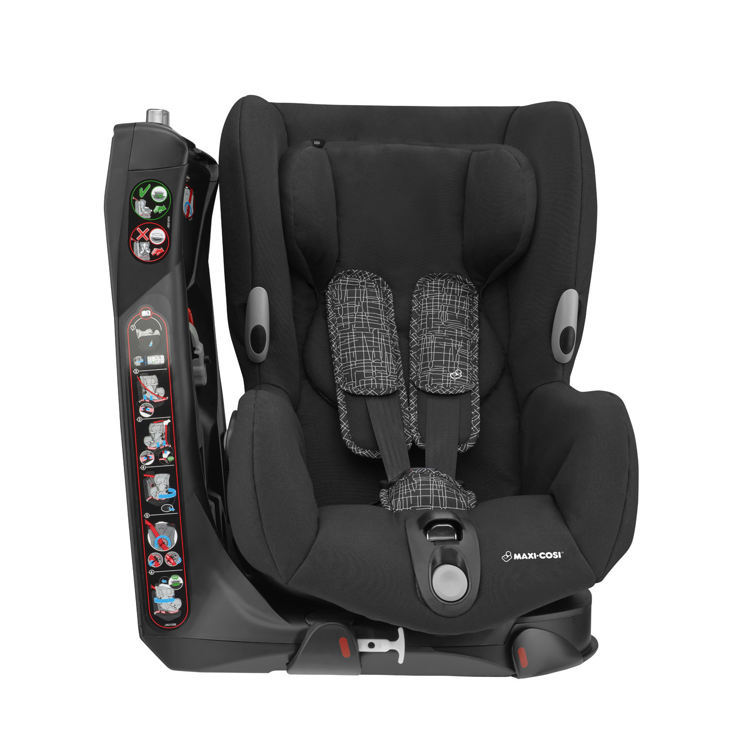 Maxi Cosi Axiss Group 1 Car Seat Black Grid