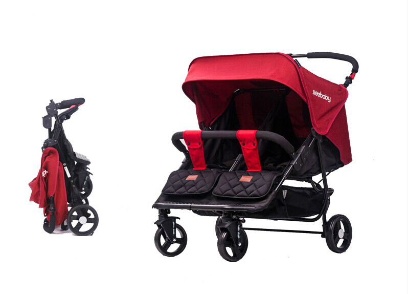 Seebaby twin Baby Stroller For Twins T22 Blue