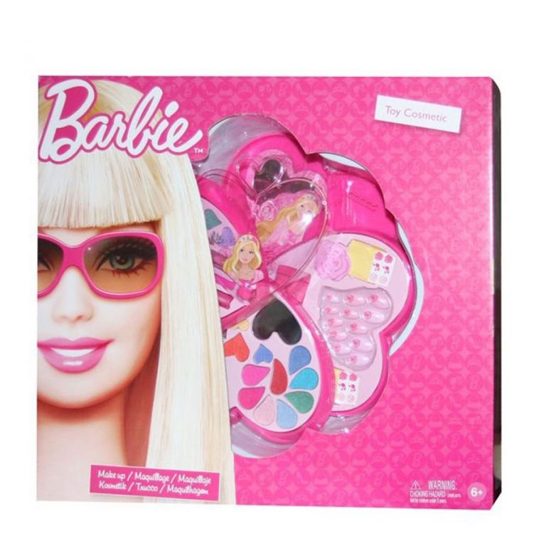 Barbie makeup box 4 levels heart shape | Top Toys
