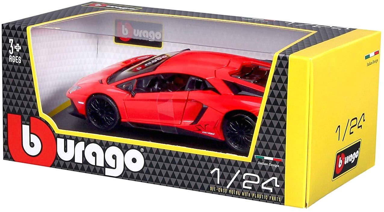 Bburago B18-21079 1:24 Scale A Lamborghini Aventador Die-Cast Model 