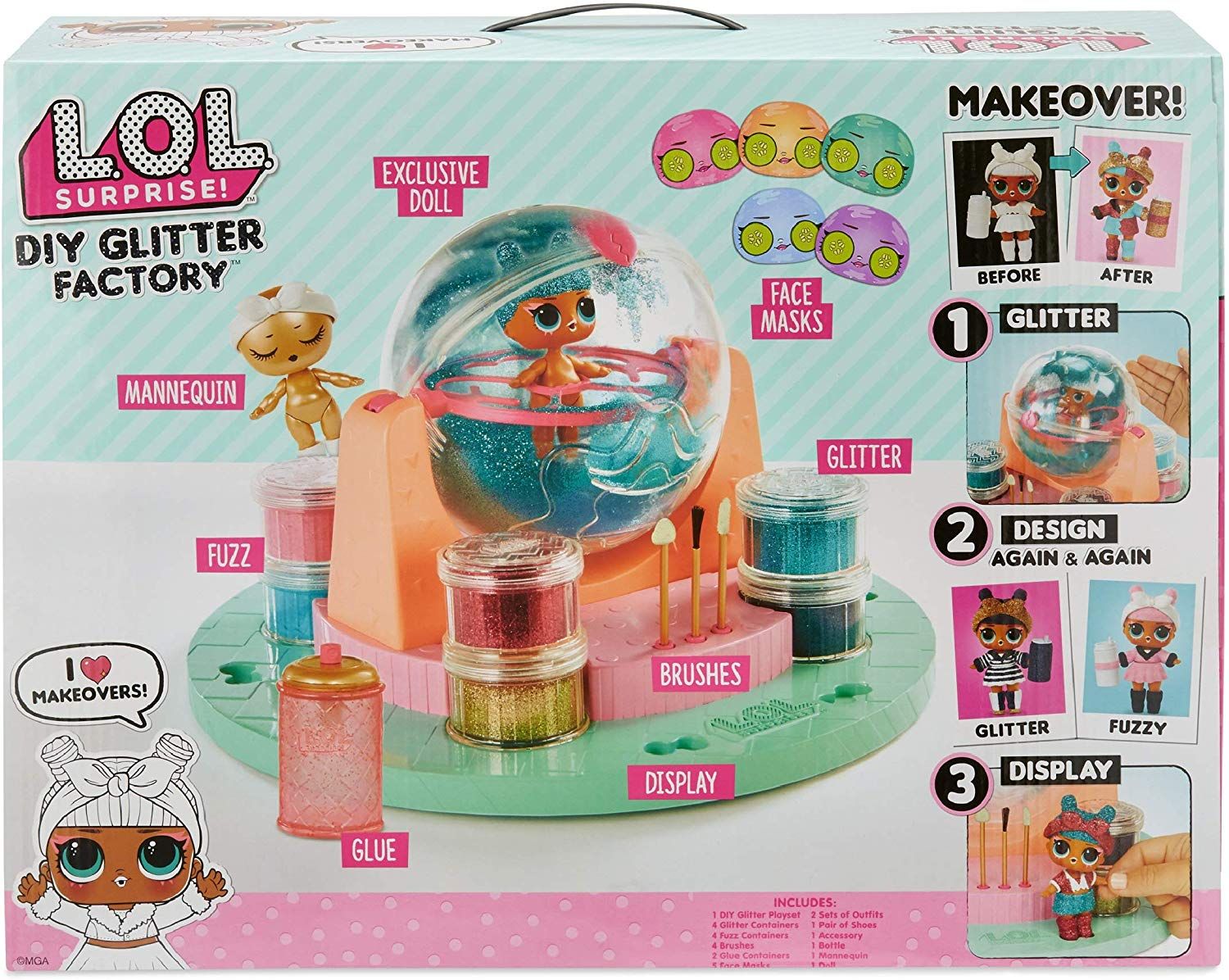 L.O.L DIY Glitter Factory Top Toys
