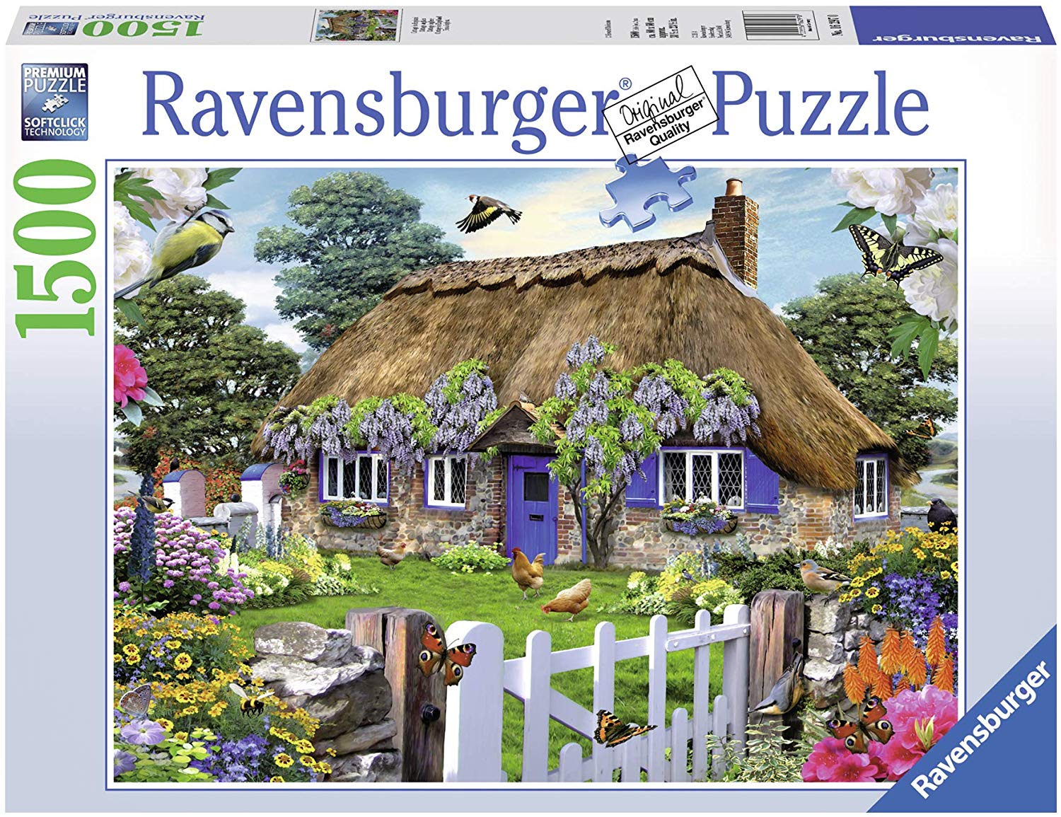 Ravensburger Cottage In England 1500 Piece Jigsaw Puzzle For Adults