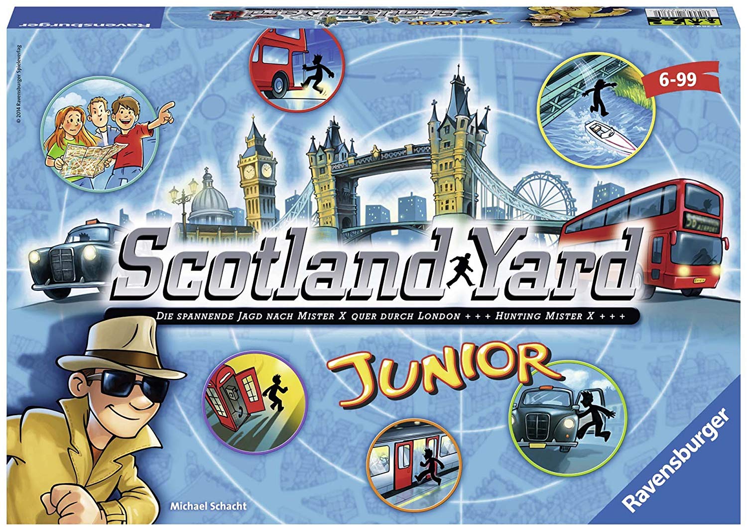 Ravensburger Scotland Yard Junior-la caza del señor X 