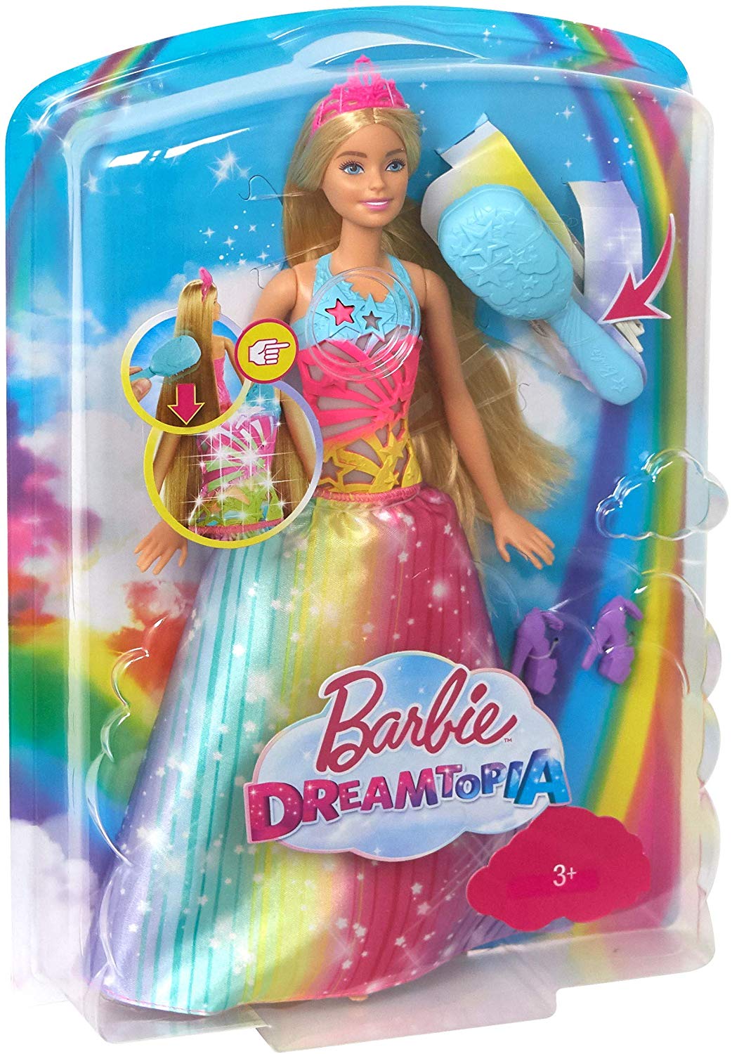Barbie Dreamtopia Rainbow Cove Brush 'n Sparkle Princess
