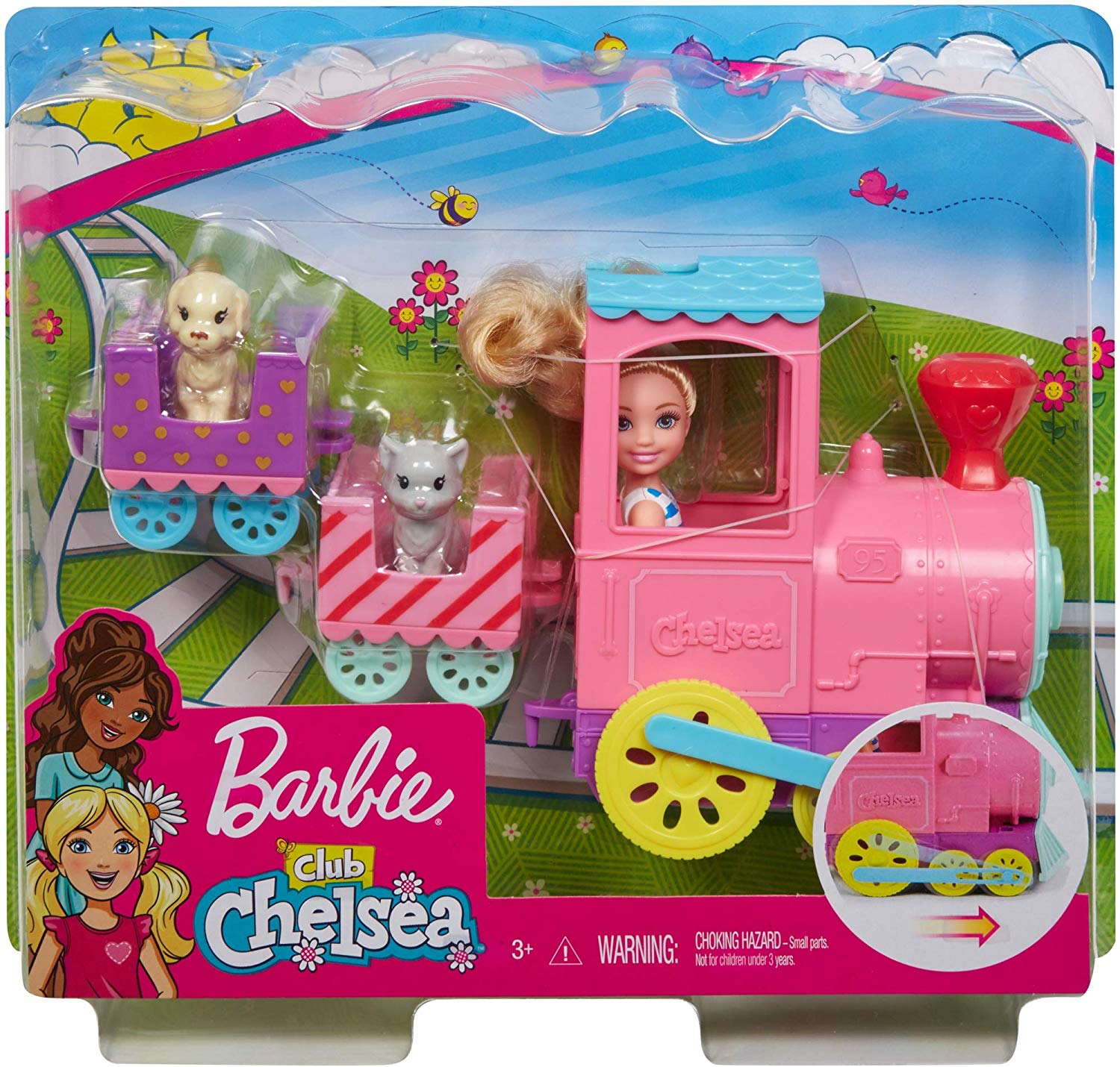 Barbie Club Chelsea Train With Doll | Top Toys