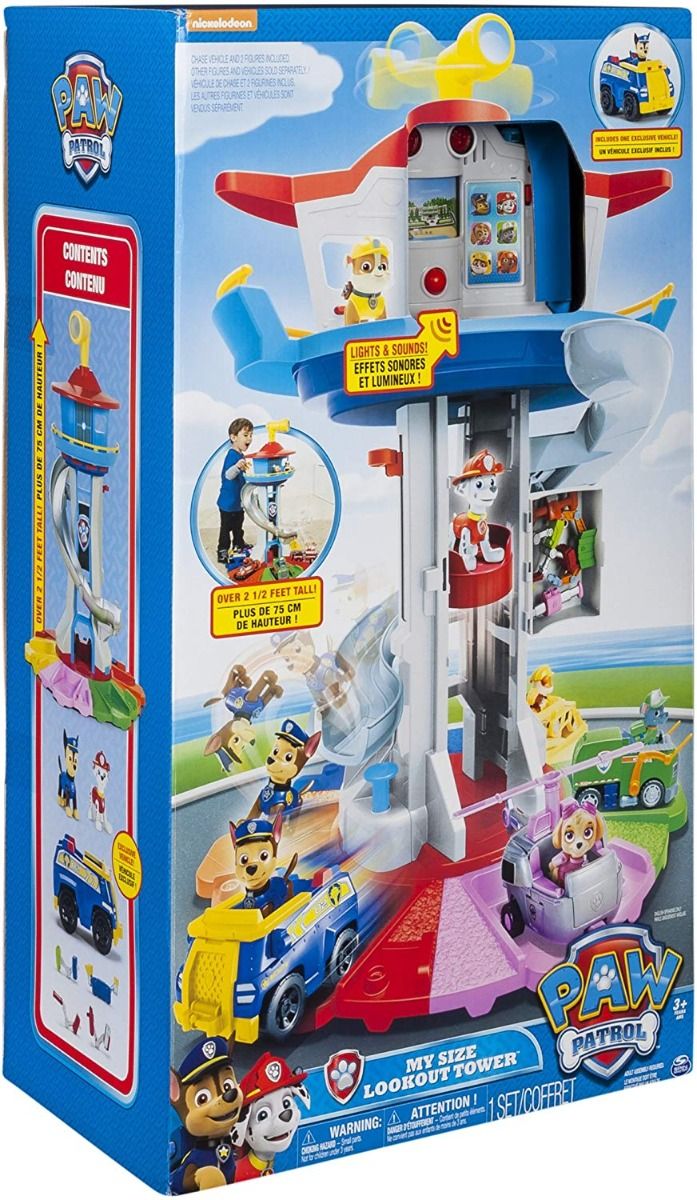 Paw patrol tower best sale slide