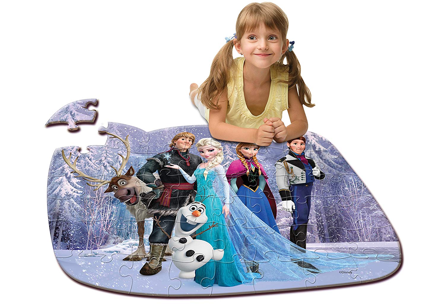 Disney frozen shop floor puzzle