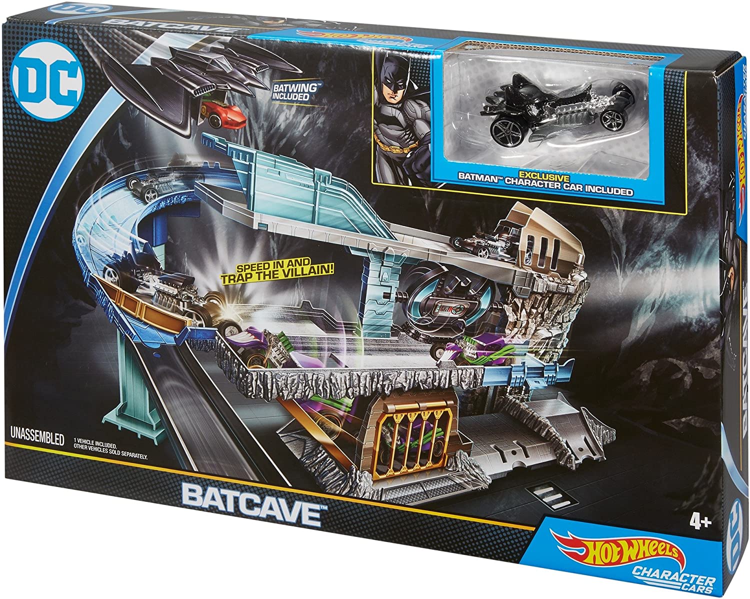 hot wheels dc batcave