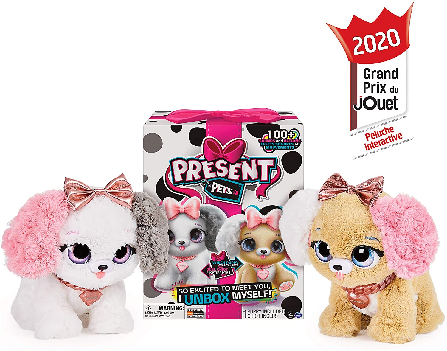 fancy puppy interactive plush pet