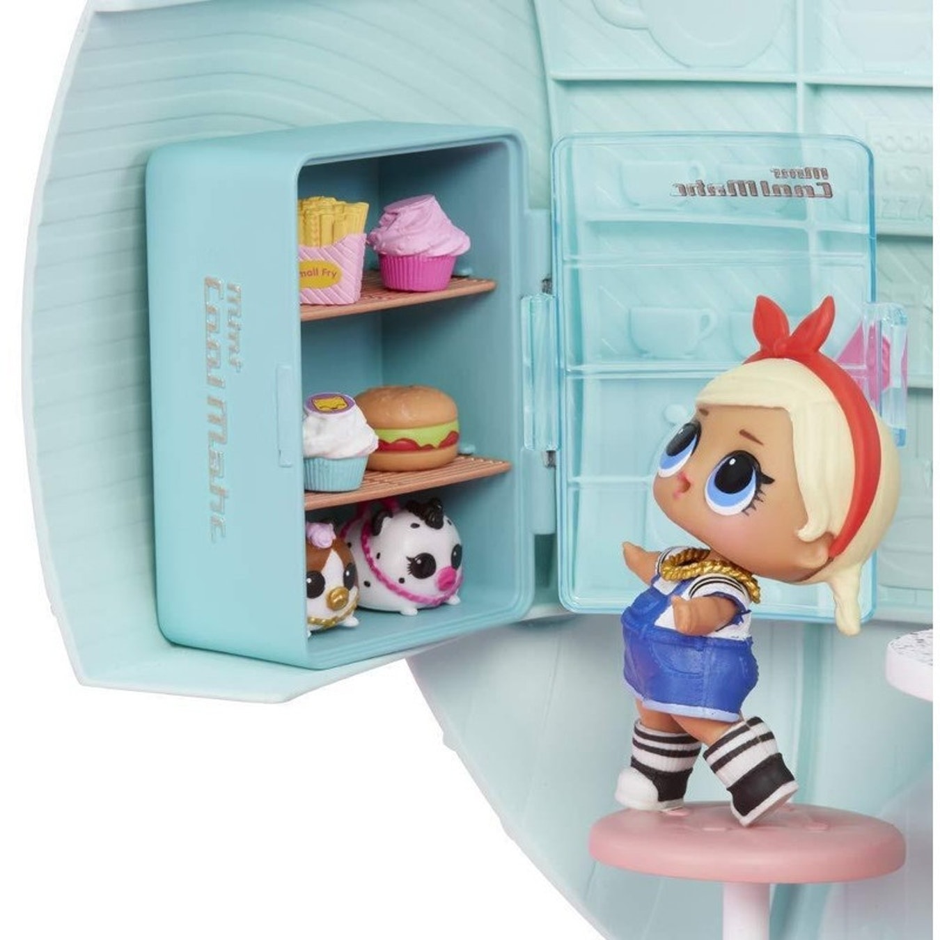 LOL Surprise OMG Glamper Fashion Camper Deluxe Doll Playset 55+ Surprises,  Fully Furnished, Light Up Pool, Water Slide, Bunk Beds, Cafe, BBQ Grill, DJ