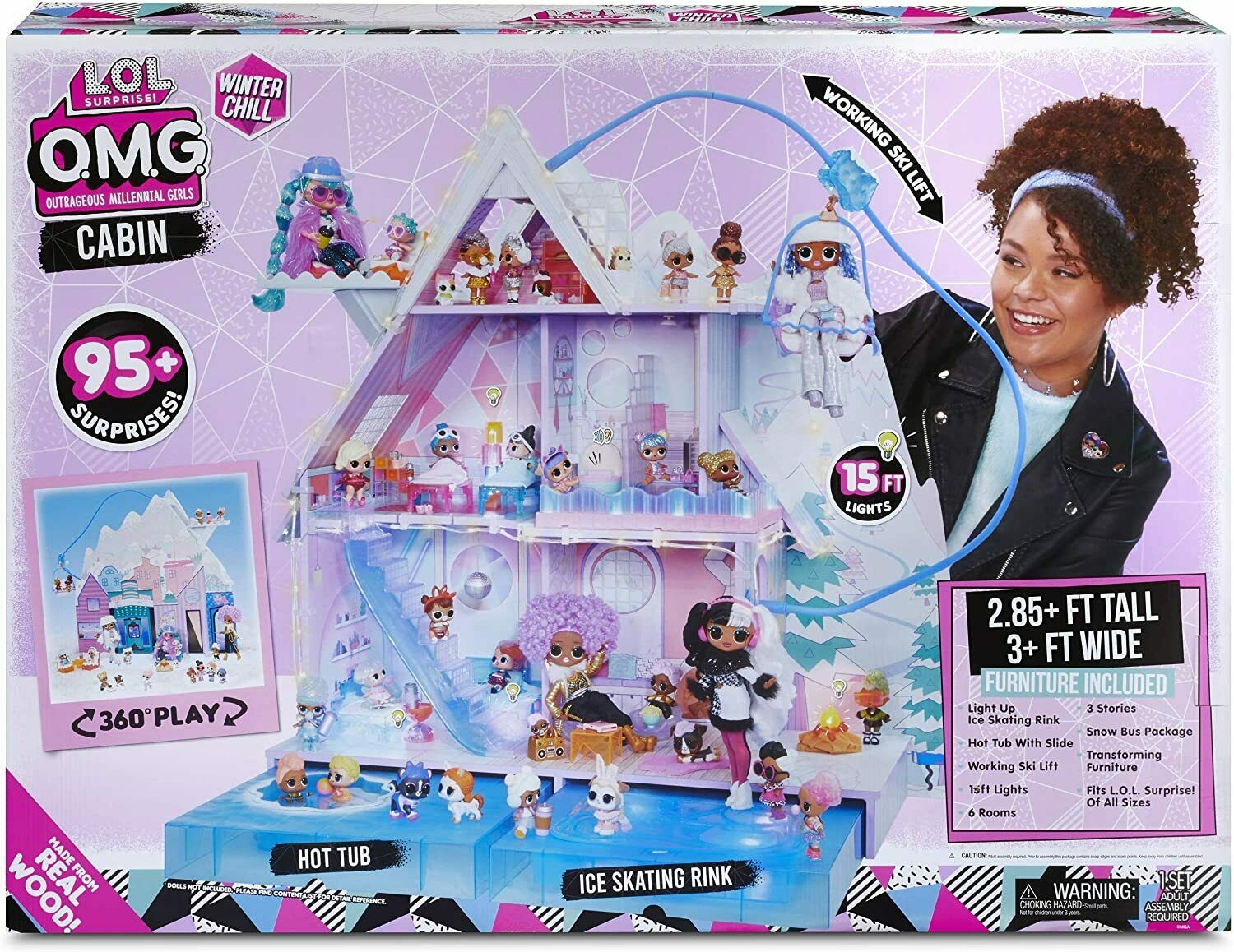 L.O.L. Surprise O.M.G. Winter Chill Cabin Top Toys