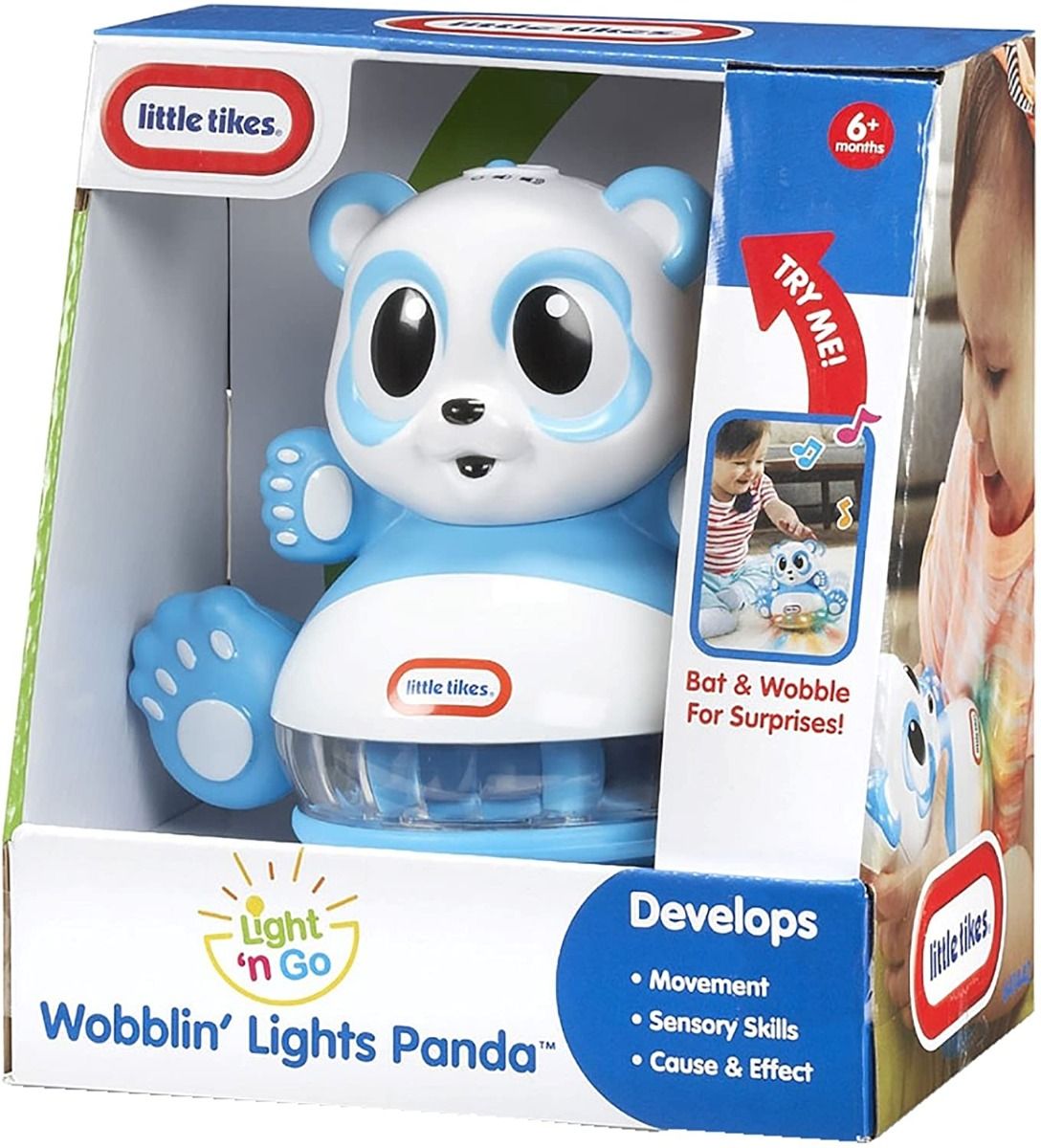 Wobblin Lights Panda Top Toys