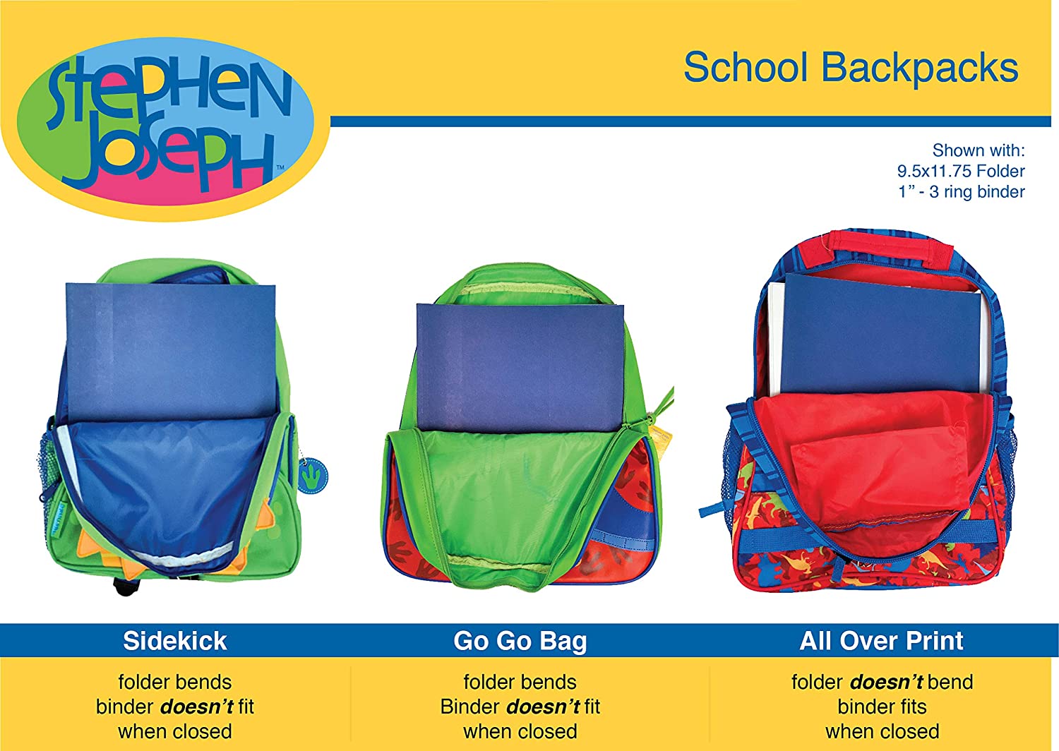 Stephen joseph school bags sales
