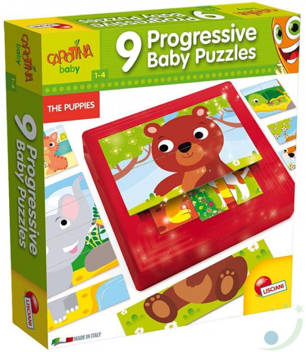 Baby Carotina Progressive Puzzle Puppies