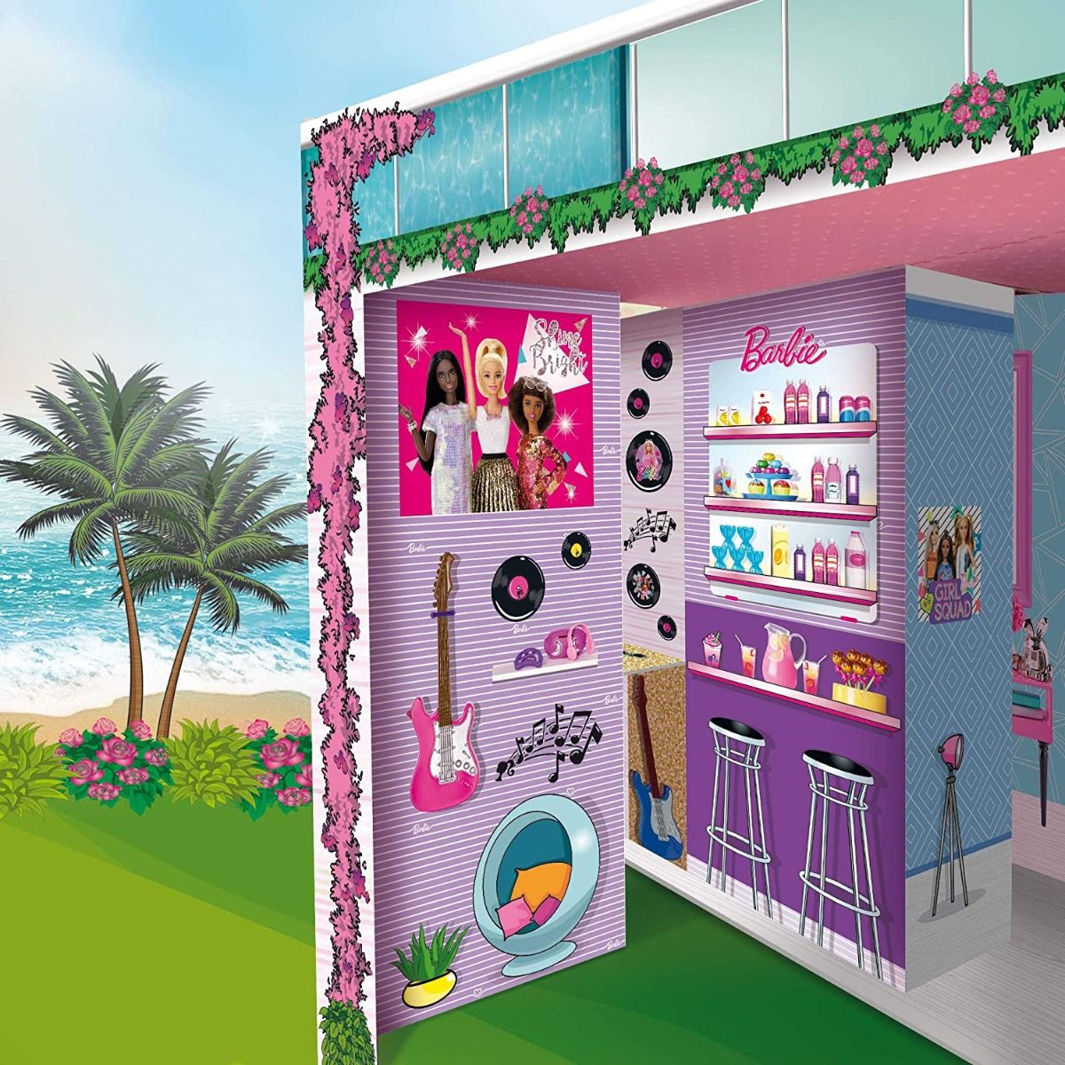 Lisciani Barbie Summer Villa With 76932 Top | Toys Doll