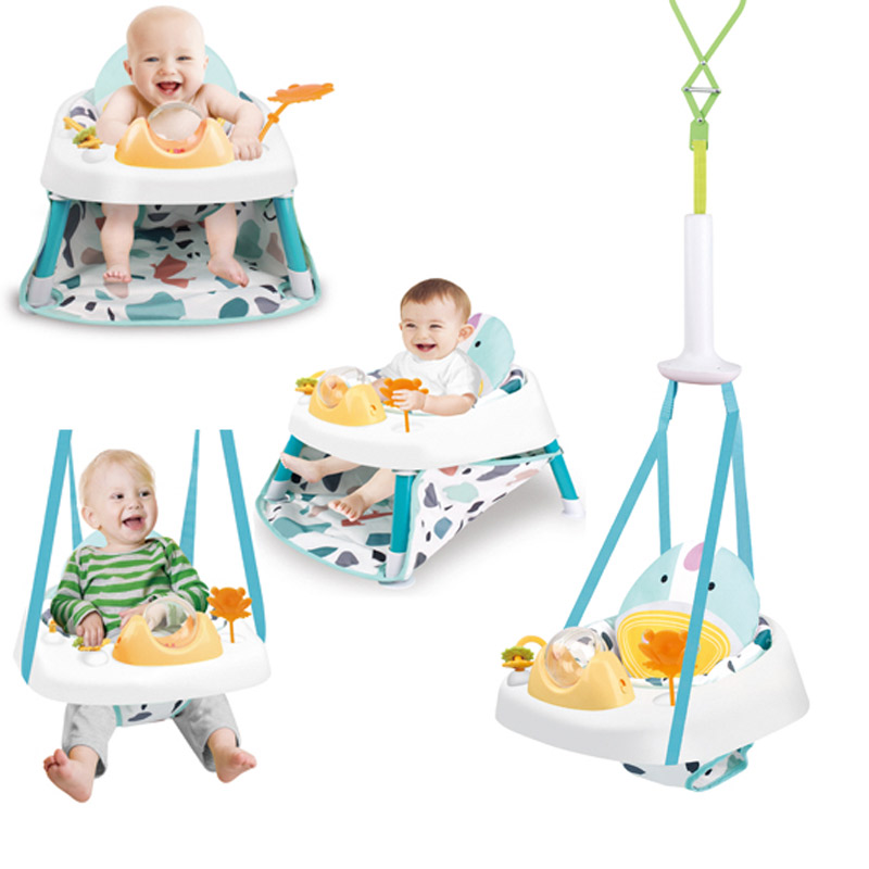 New design high quality comfortable 2 in 1 baby fitness chair jump chair baby