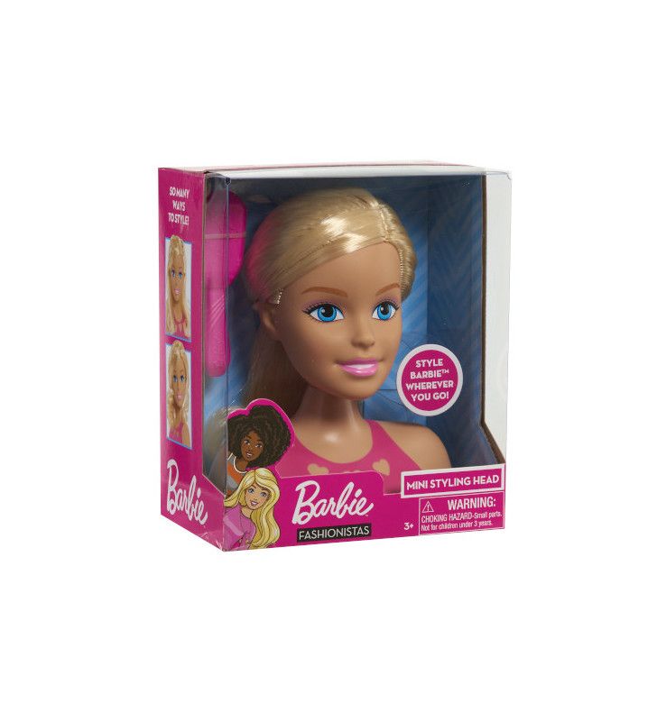 Barbie Mini Blonde Styling Head With Accessories