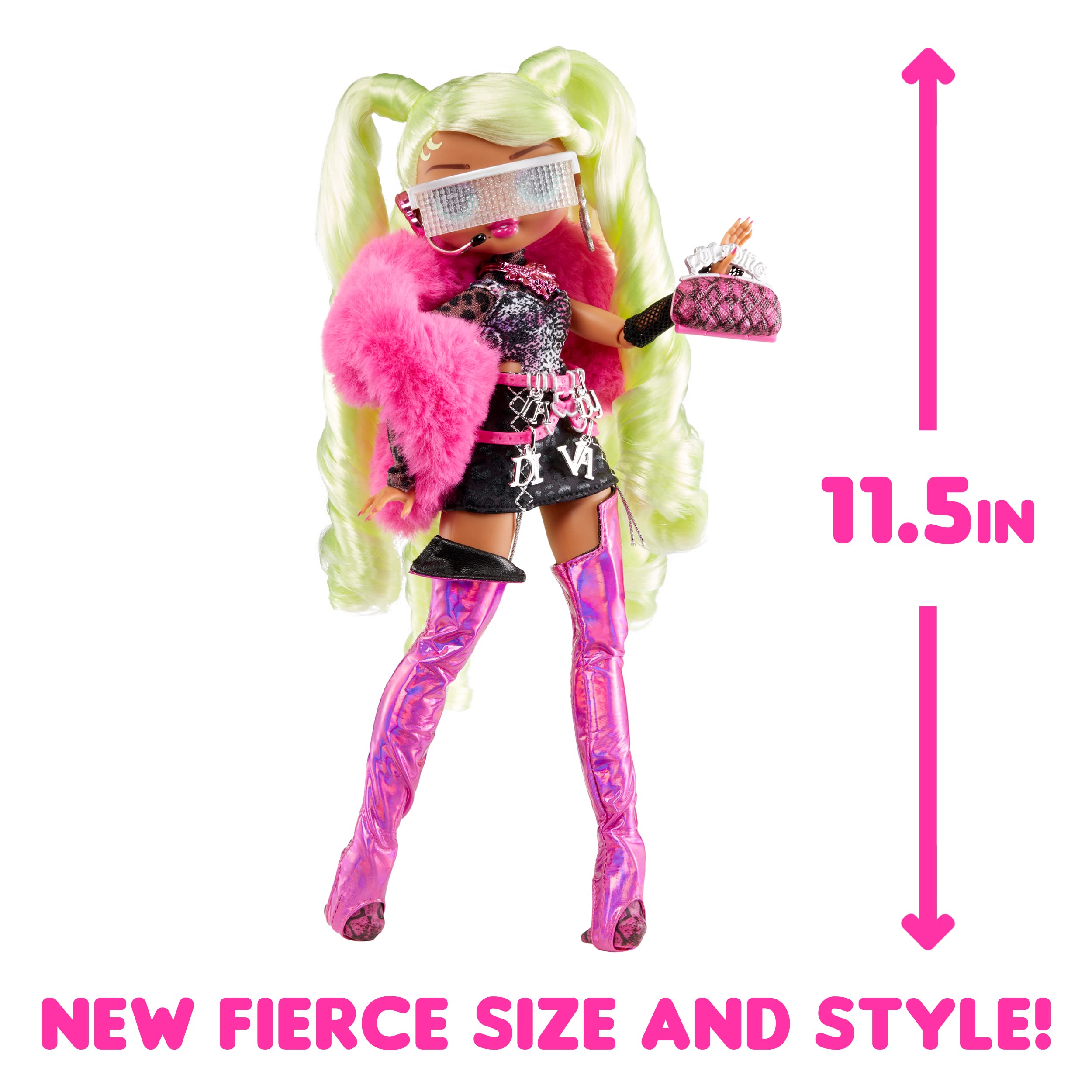 L.O.L. Surprise 707 OMG Fierce Lady Diva Fashion Doll Top Toys