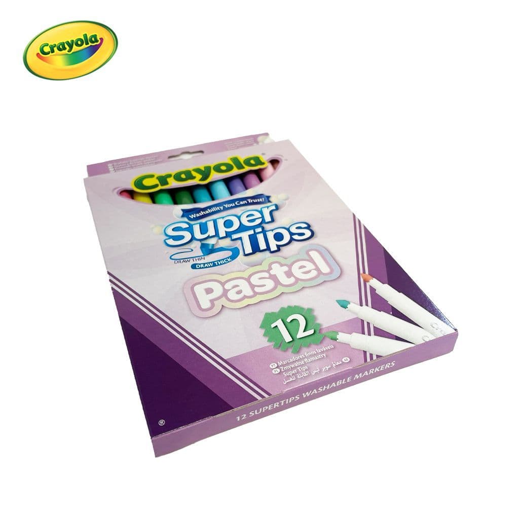 Crayola Super Tips Washable Markers 12 Pack
