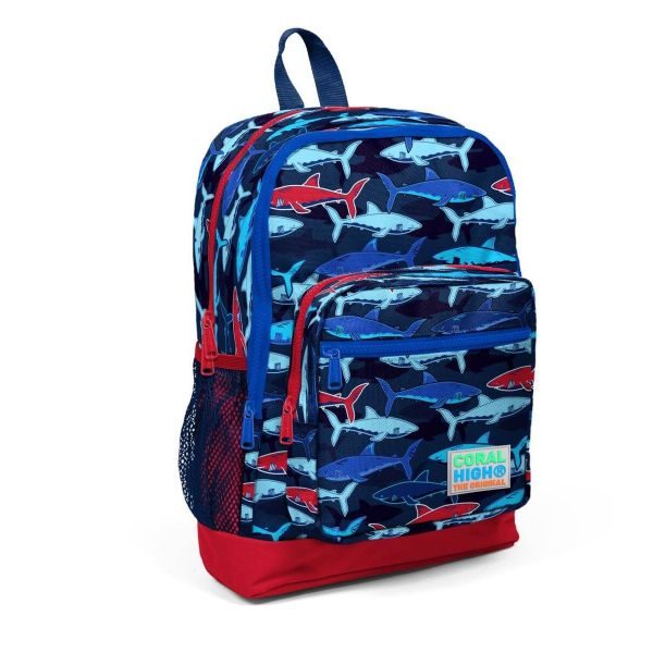 Backpack Red Shark Top Toys