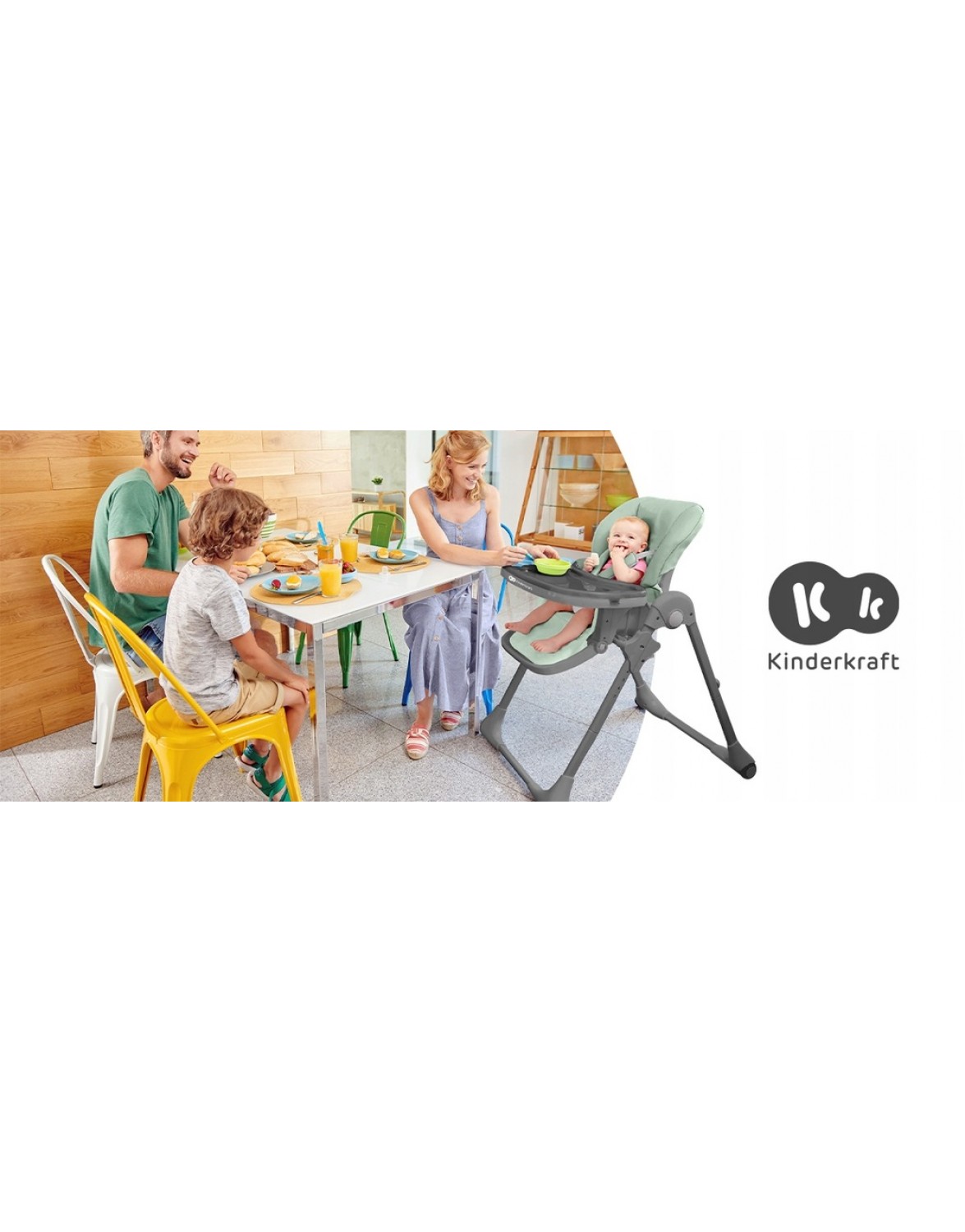 Kinderkraft Chaise haute TASTEE